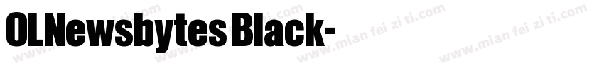 OLNewsbytes Black字体转换